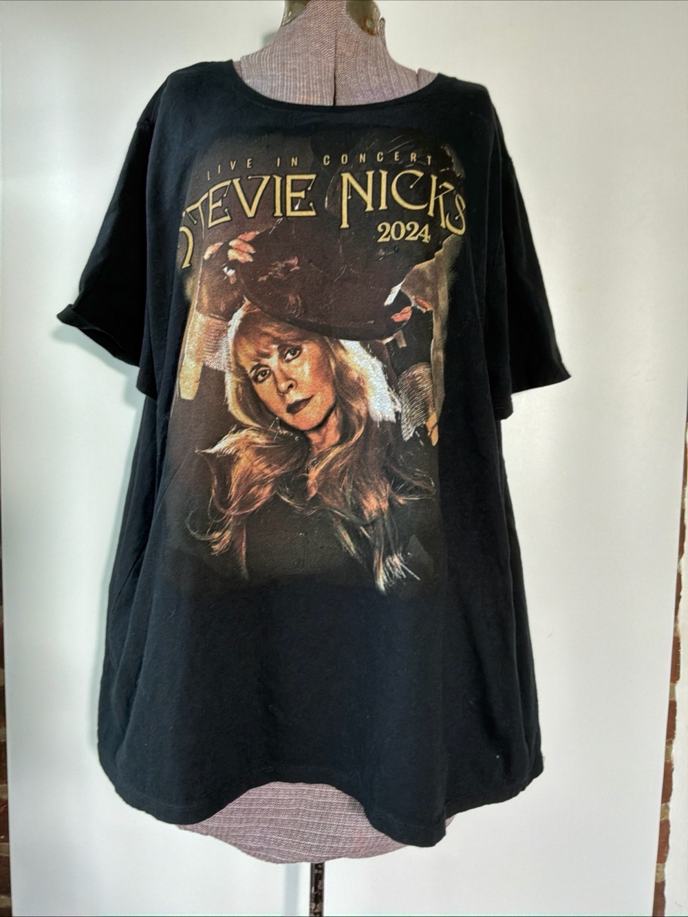 2024 Stevie Nicks Double Sided Graphic T-Shirt Fleetwood Mac Size XL